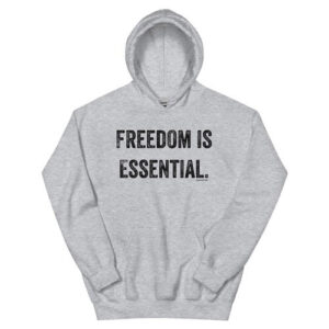 Freedom s Essential Hoodie Grey